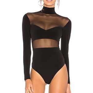 Sheer panel bodysuit BRAND NEW!